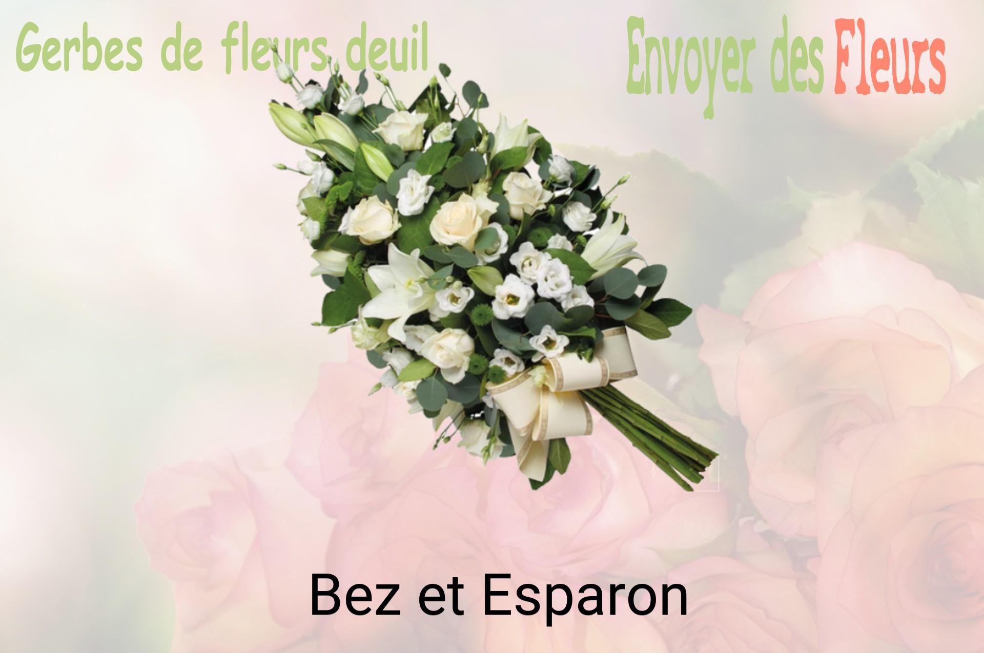 Gerbe de fleurs de deuil livrée à Bez-et-Esparon